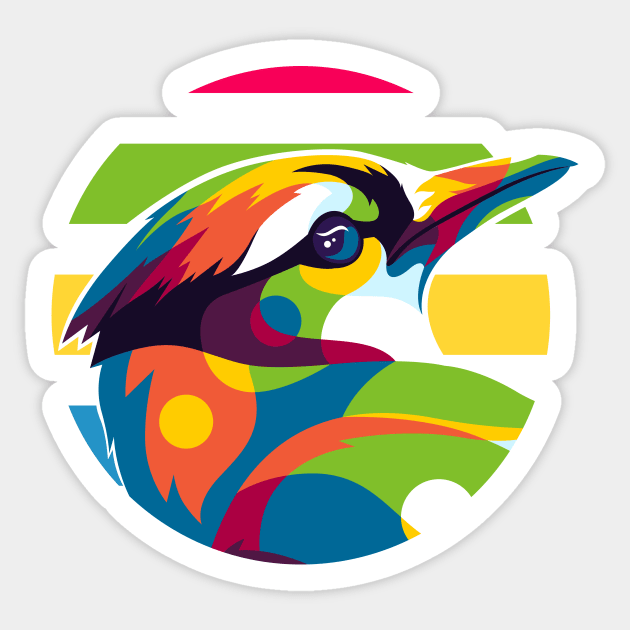 Blue Bird Sticker by wpaprint